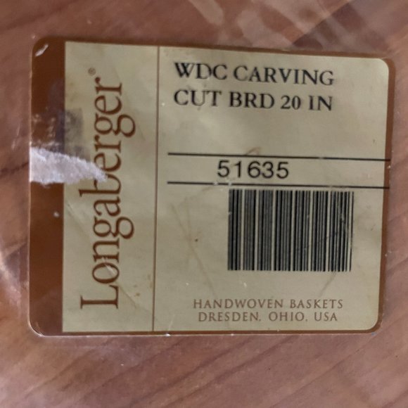 Longaberger 20 in cutting board - Picture 6 of 7